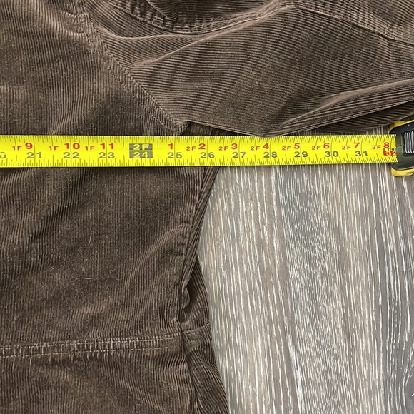 Women's Thick Brown Corduroy Jacket - Picture 7 of 16